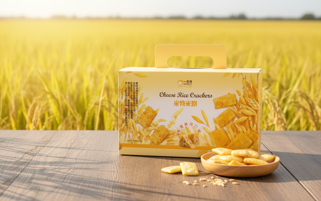 一米特米餅禮盒:蓬萊米與米糠的醇香精華 - 一米特米食點心觀光工廠 產品故事